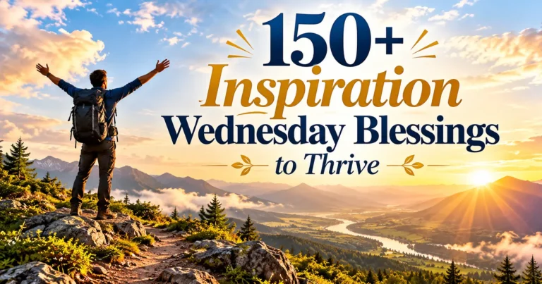 Inspiration Wednesday Blessings, Prayers and Greeting: 150+ Uplifting Words to Power Through Midweek