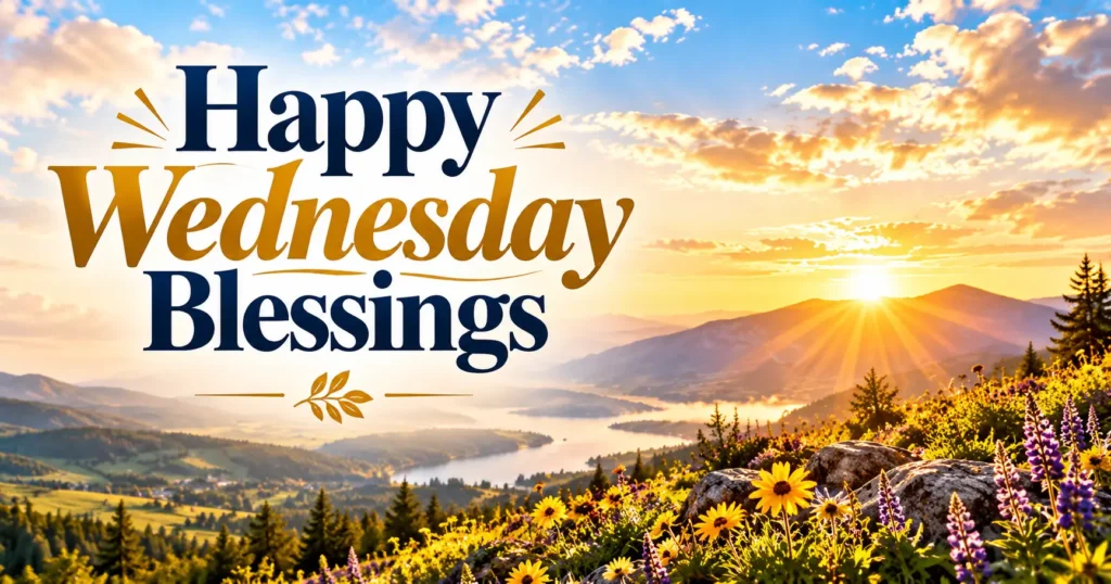 Inspirational Good Morning Wednesday Blessings