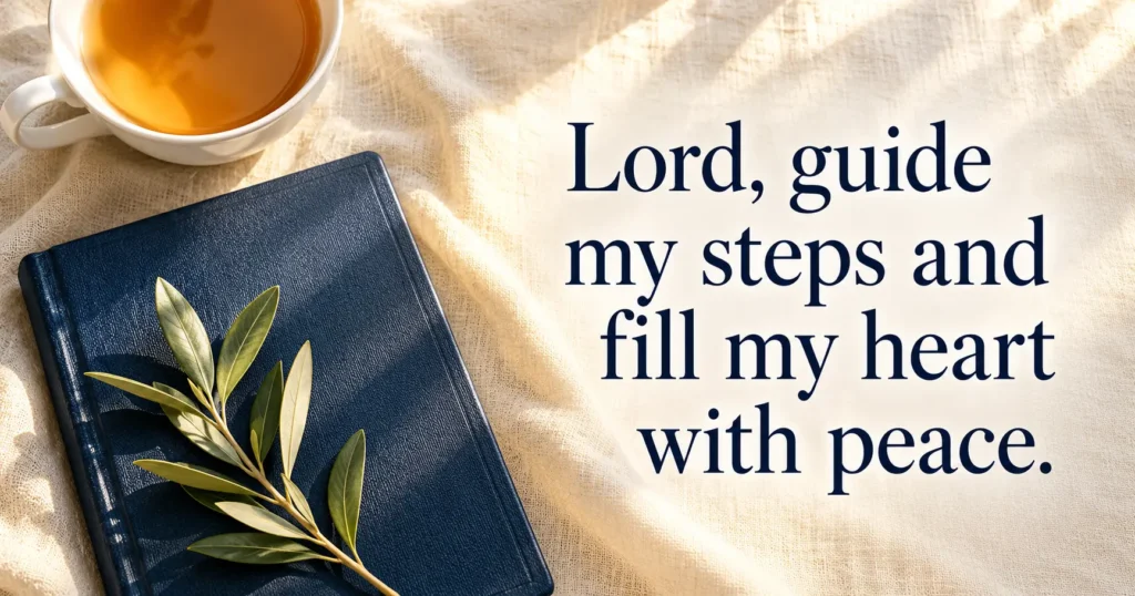 Peace for a Rushed or Worried Morning