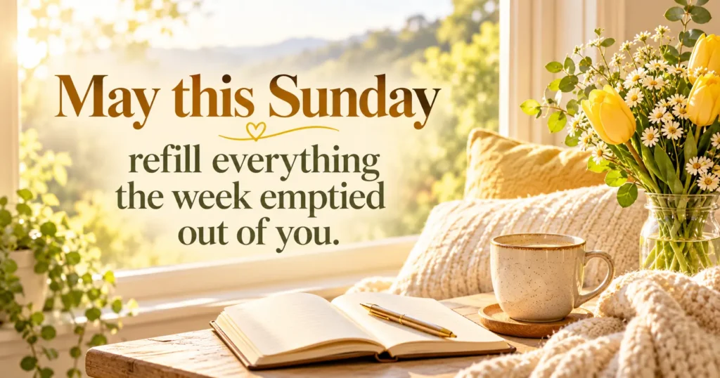 Positive Blessings for the Sunday Scaries