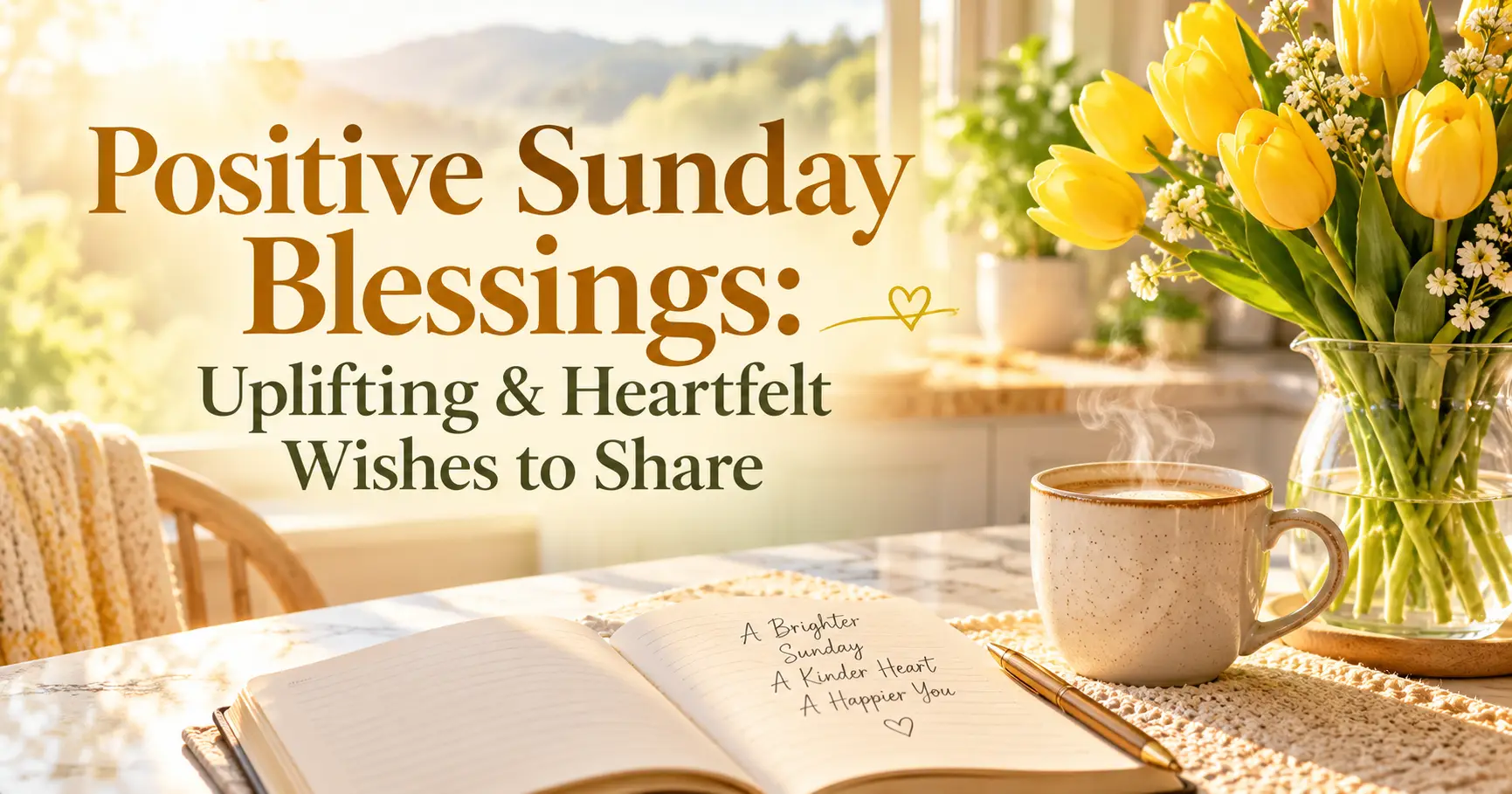 Positive Sunday Blessings, Greetings & Quotes: 120+ Heart touching Wishes to Share