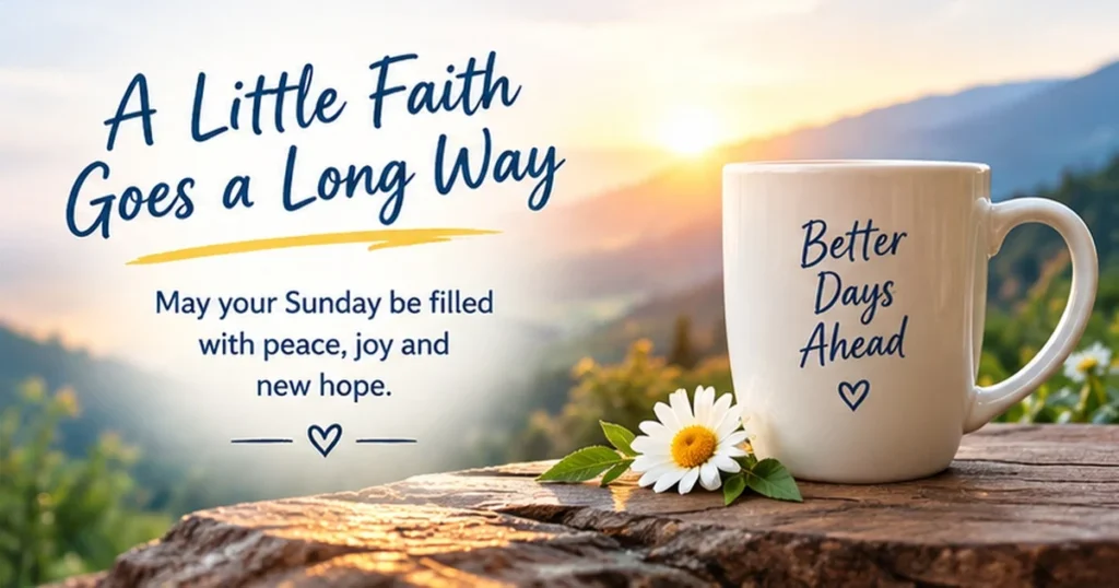 Short Sunday Morning Lines Worth Sending Before Noon
