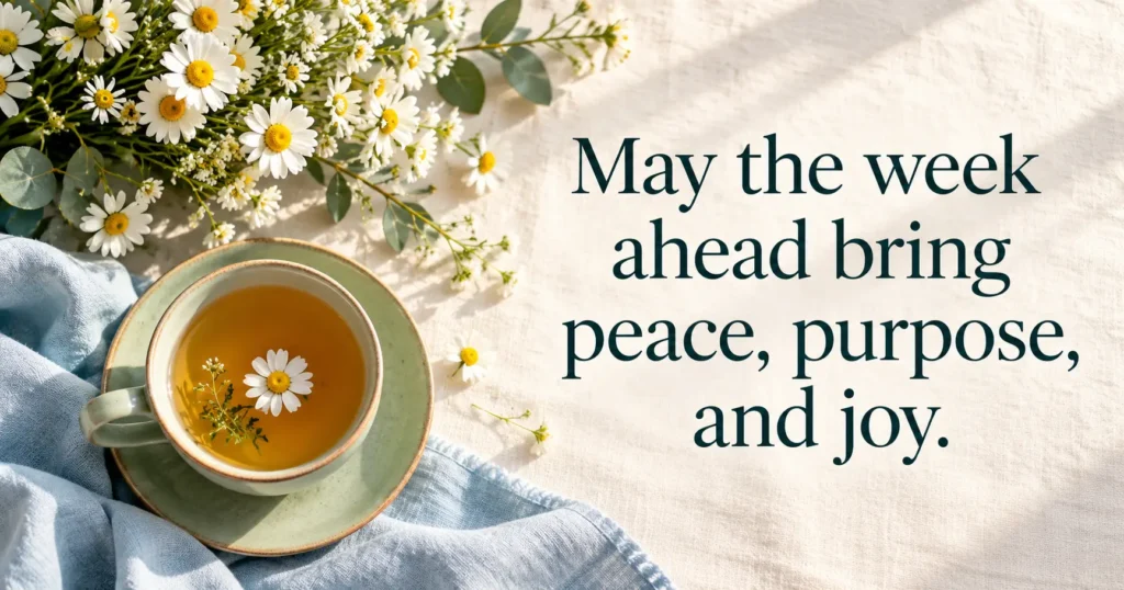 Sunday Blessings for Welcoming a New Week