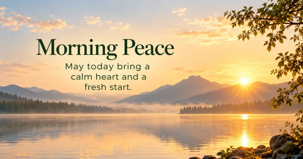 Sunrise and Golden-Hour Blessings for Peaceful Morning Graphics